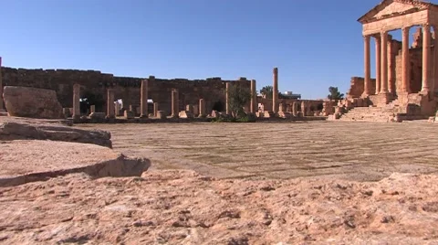 Roman settlement Video stock 7750916