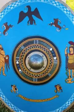 Roman shield Stock Photos