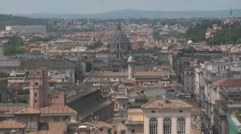 Roman Skyline Stock Footage 10886953