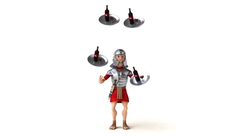 Roman soldier - 3D Animation | Stock Video | Pond5