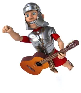 Roman soldier - 3D Illustration Stock Illustration