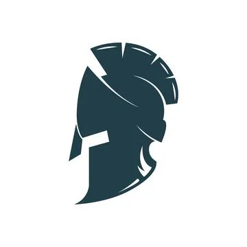 Roman soldier helmet vector. Stock Illustration