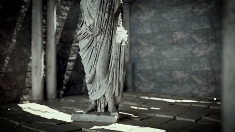 Roman Statue Stock-Footage 166400249