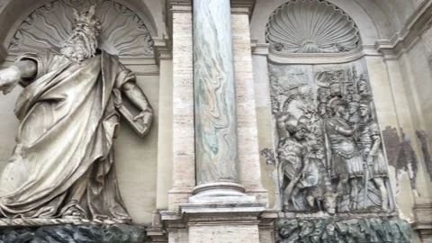 Roman Statue Stock Footage 200789350