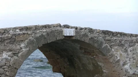 Roman Stone Bridge Video stock 10850997