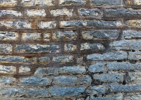 Roman Stone Elegance: Authentic Ancient Brick Texture Stock Photos