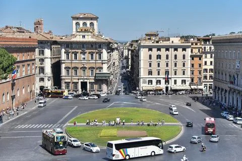 Roman streets Stock Photos