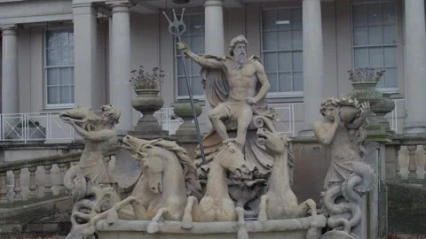 Roman Style Statue, Poseidon Stock-Footage 229114130