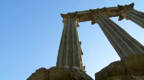 Roman temple #1 Stockbeeldmateriaal 33372801