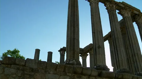 Roman temple #5 Stock Footage 33374332