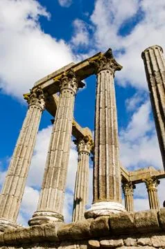 Roman temple Stock Photos