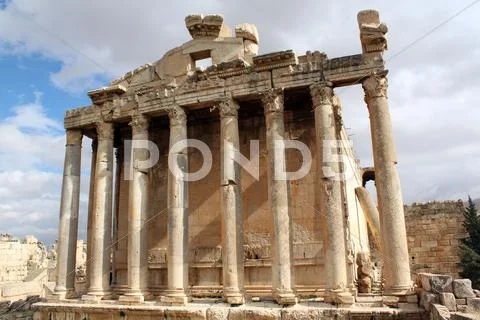 Roman temple Stock Photos