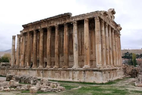 Roman temple Stock Photos
