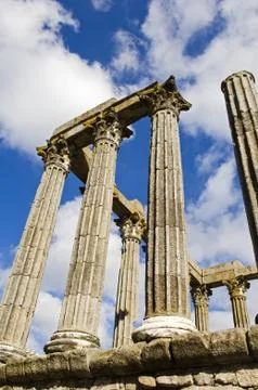 Roman temple Stock Photos