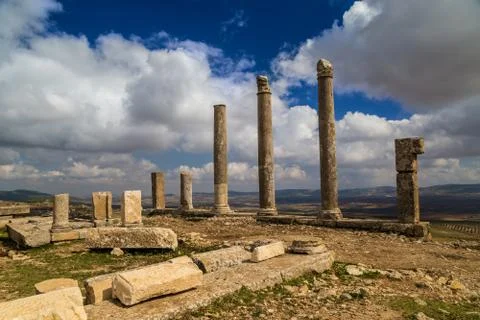 Roman temple Stock Photos