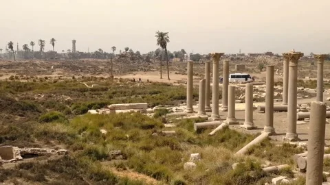 Roman temple ruines Stock Footage 171759985