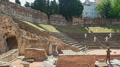 Roman Theater in Trieste Stock Footage 163084583