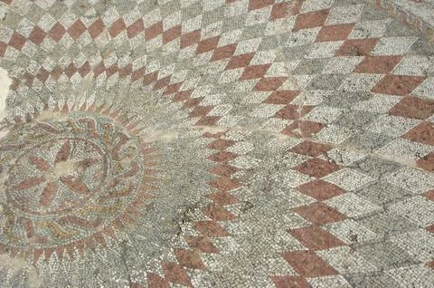 Roman Tile 3 Foto stock