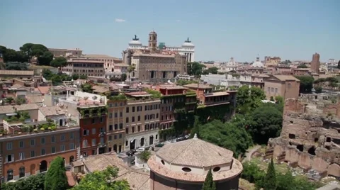 Roman Vista Stock Footage 52932866