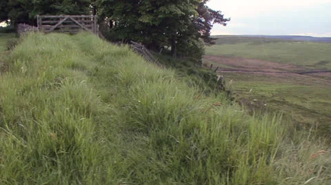 Roman Wall 2 Stock Footage 23209122