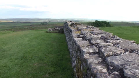 Roman Wall 3 Stock Footage 23209094