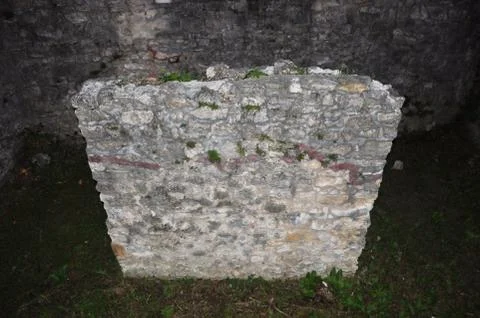 The Roman wall Stock Photos