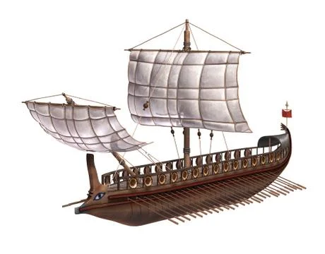 Roman Warship Stock Illustration