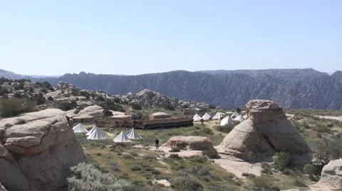 Romana campsite Stock Footage 8654463