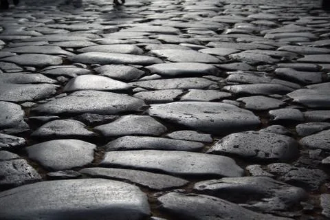 Via Romana Foto stock