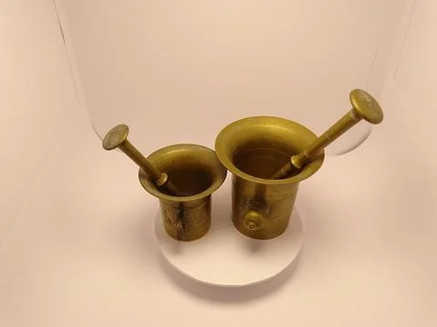 Romance of Brass Mortars 스톡 사진