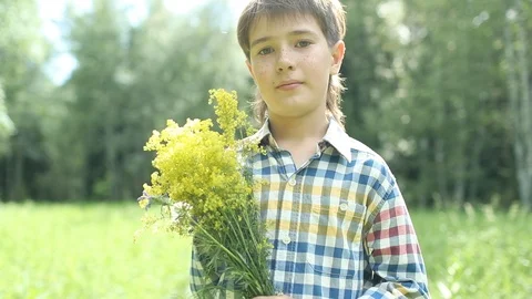 Romance in childhood Stock Footage 112122204