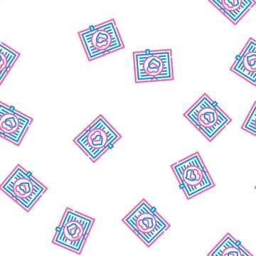 Romance literature vector seamless pattern Illustrazione stock