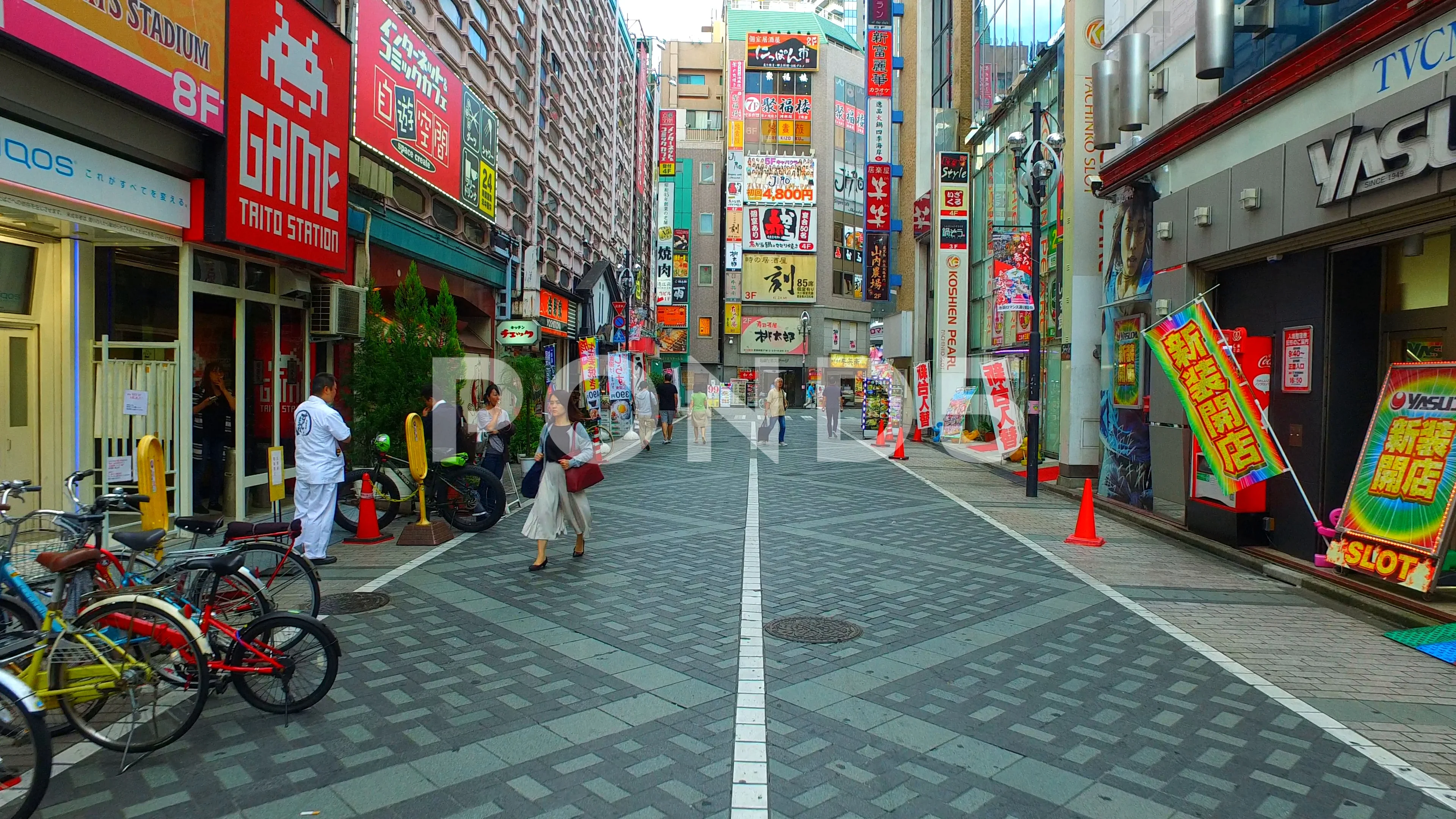 Romance Street In Ikebukuro Tokyo Japan Stock Video Pond5