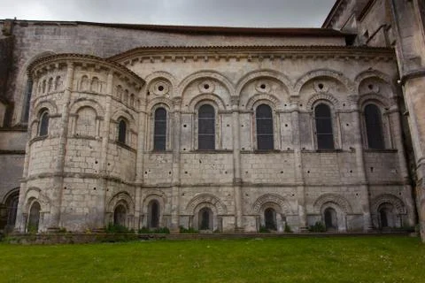 Romanesque abse Stock Photos