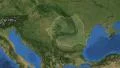 Romania. 3d earth in space - zoom in on Romania contoured 4k 4k or 4k+ Resolution