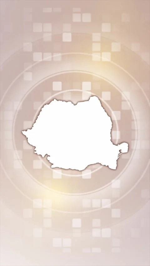 Romania Animated Map Stock Footage 275901032