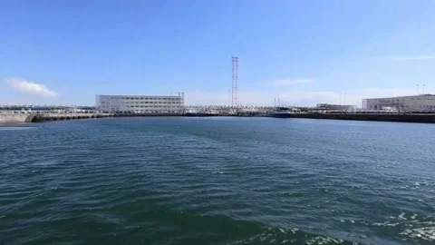 Romania conducts naval exercise drills in the Black Sea ahead of Navy Day, Mar N Stock Footage 342288418