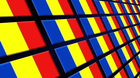 Romania Flag Animated Background 3d Anim... | Stock Video | Pond5