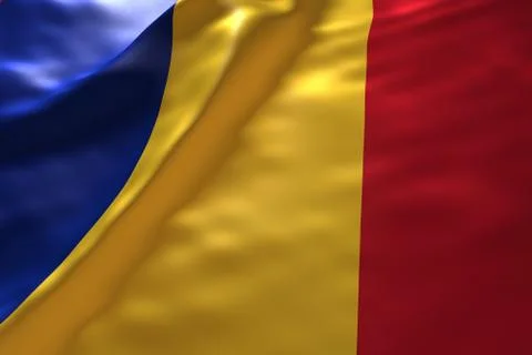 Romania flag background Stock Illustration