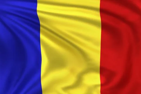 Romania flag Stock-Illustration