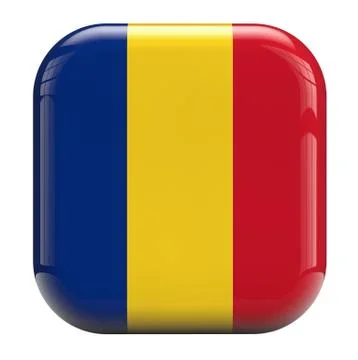 Romania flag Stock Illustration