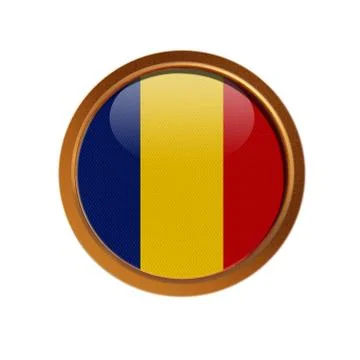 Romania flag Stock-Illustration