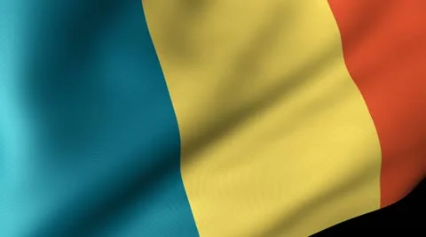 Romania Flag Waving 스톡 동영상 12229969