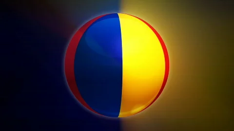 Romania Globe Stock Footage 771196