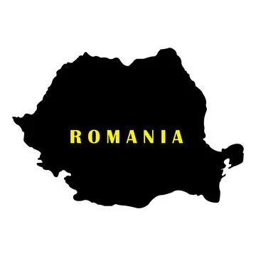 Romania map icon Stock Illustration