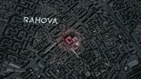 Romania: MOTION GRAPHICS - Explosion in Bucharest apartment building kill... Vídeos de archivo 320700048