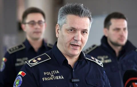 Romania operationalises the EES border control system at Henri Coanda Internatio Stock Photos