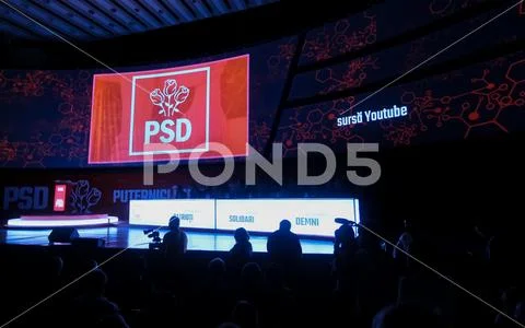 Romania politics - Social Democratic Party congress Stock Photos