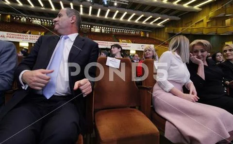 Romania politics - Social Democratic Party congress Stock Photos