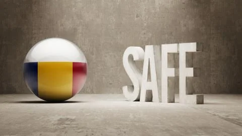 Romania. Safe Concept. Stock Illustration